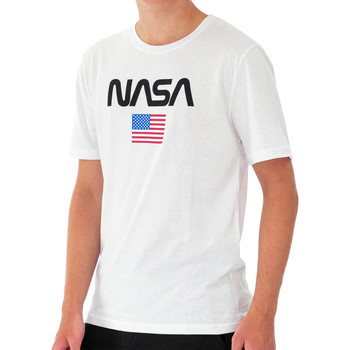 Abbigliamento Uomo T-shirt maniche corte Nasa -NASA40T Bianco