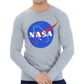 Abbigliamento Uomo T-shirts a maniche lunghe Nasa -NASA10T Grigio