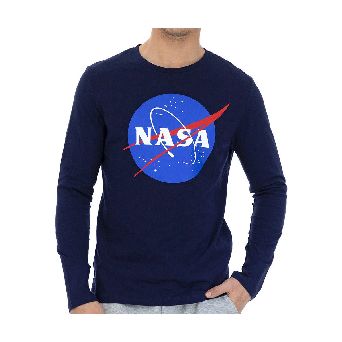 Abbigliamento Uomo Felpe Nasa -NASA11S Blu