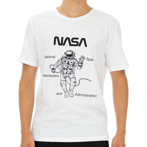 Abbigliamento Uomo T-shirt & Polo Nasa -NASA63T Bianco
