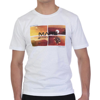 Abbigliamento Uomo T-shirt & Polo Nasa -MARS07T Bianco