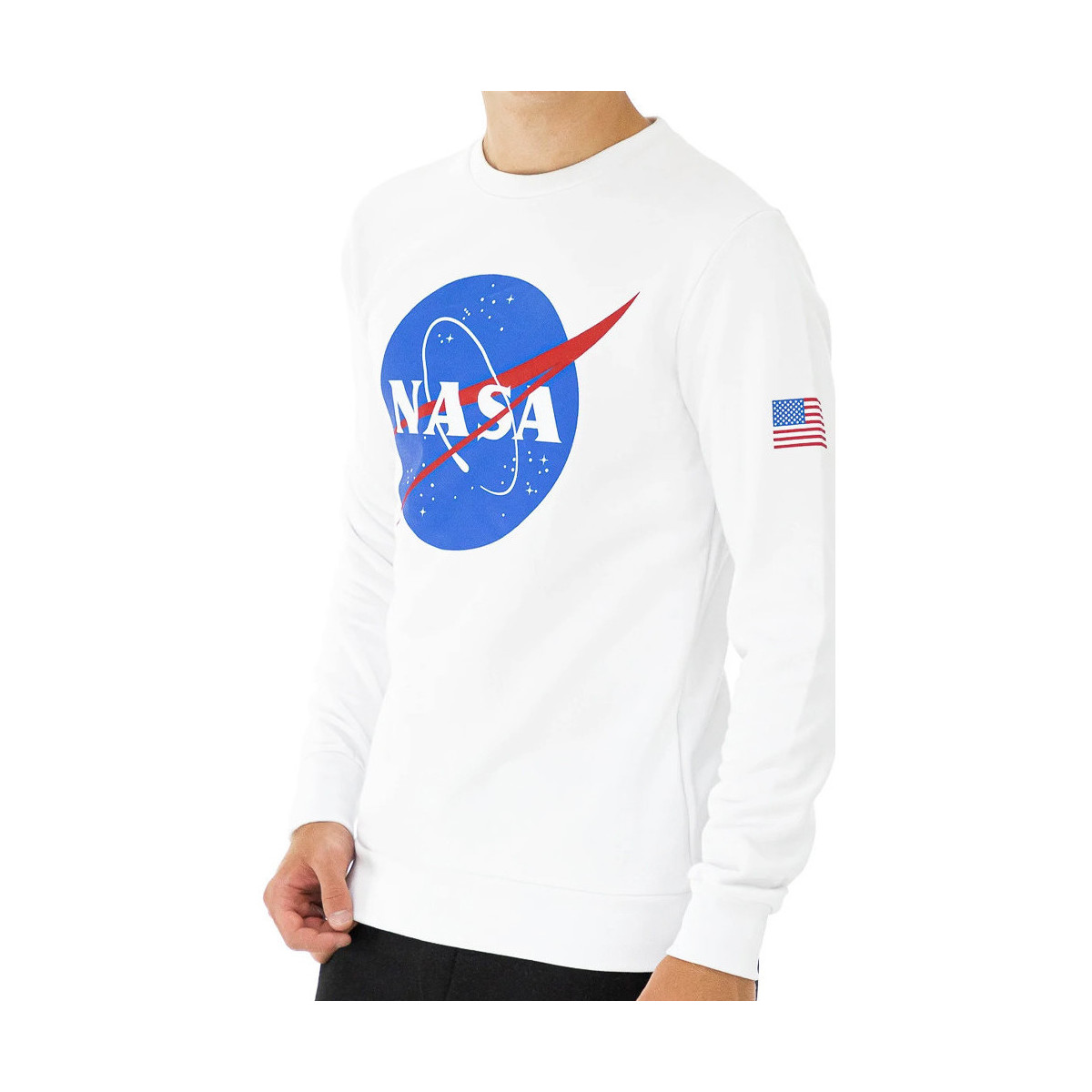 Abbigliamento Uomo Felpe Nasa -NASA50S Bianco
