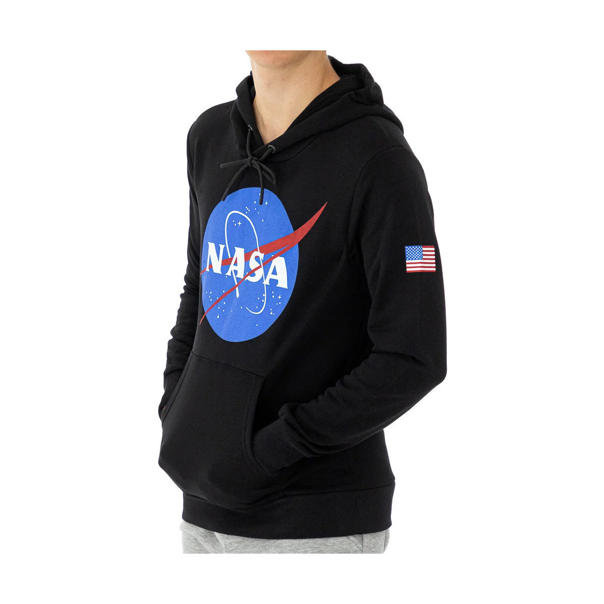 Abbigliamento Uomo Felpe Nasa -NASA12H Nero