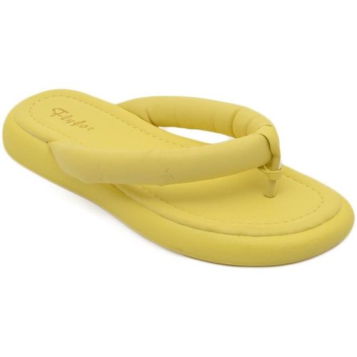 Scarpe Donna Ciabatte Malu Shoes Pantofole ciabatte donna giallo infradito in memory gomma da sp Giallo