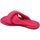 Scarpe Donna Ciabatte Malu Shoes PANTOFOLA DONNA MORBIDA IN ELASTINA ANTISCIVOLO FUCSIA CON FASC Multicolore