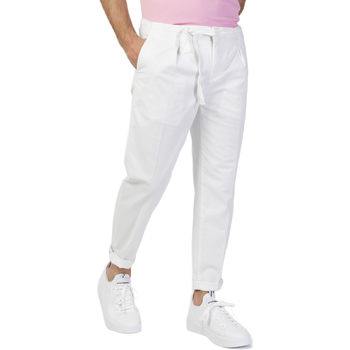 Abbigliamento Uomo Pantaloni Borghese 2SPAP2-C Bianco