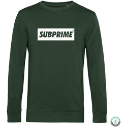 Abbigliamento Uomo Felpe Subprime Sweater Block Jade Groen Verde