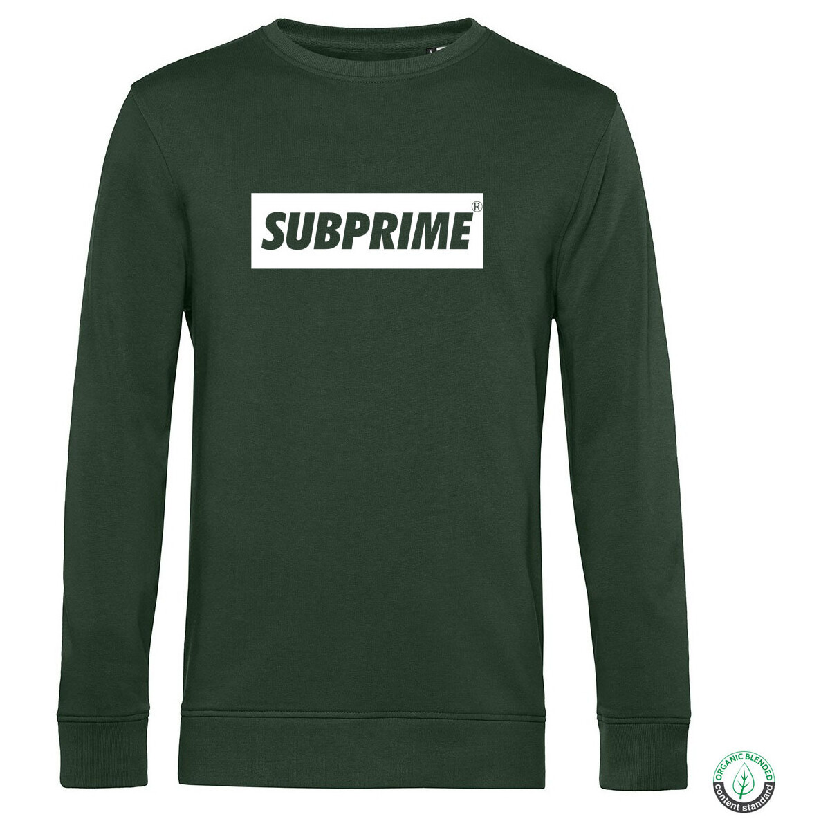Abbigliamento Uomo Felpe Subprime Sweater Block Jade Groen Verde