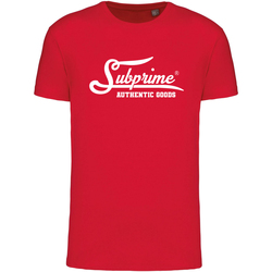 Abbigliamento Uomo T-shirt maniche corte Subprime Big Logo Shirt Rosso