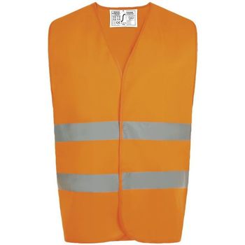 Abbigliamento Uomo Gilet da completo Sols SECURE PRO - CHALECO TRABAJO Arancio