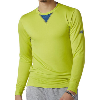 Abbigliamento Uomo T-shirt & Polo New Balance MT13290SYE Giallo