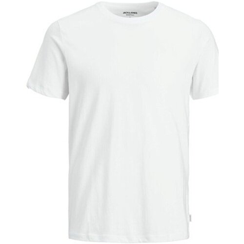 Abbigliamento Uomo T-shirt maniche corte Jack & Jones T-shirt Uomo Organic Basica Bianco