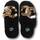 Scarpe Donna Pantofole Gold & Gold FL159 Scarpe Donna Mule Teddy con Accessorio Nero Nero