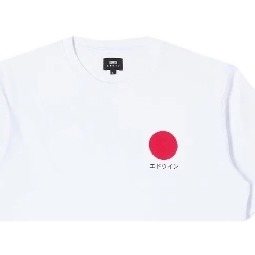 Abbigliamento Uomo T-shirt & Polo Edwin Japanese Sun T-Shirt - White Bianco