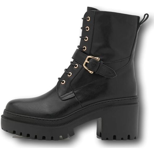 Scarpe Donna Stivali Trussardi 79A00693 Ankle Boot Leather Black Nero