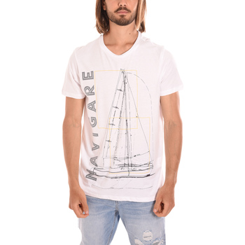 Abbigliamento Uomo T-shirt & Polo Navigare NVSS223120 Bianco