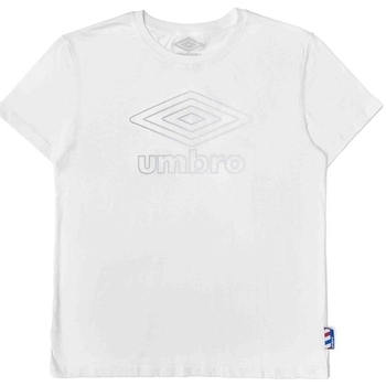 Abbigliamento Uomo T-shirt & Polo Umbro RAM258B T-Shirt Uomo con Logo Catarifrangente Bianco White