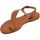 Scarpe Donna Sandali Malu Shoes SANDALO BASSO DONNA IN ECOPELLE CUOIO INTRADITO CON POLLICE SEP Multicolore