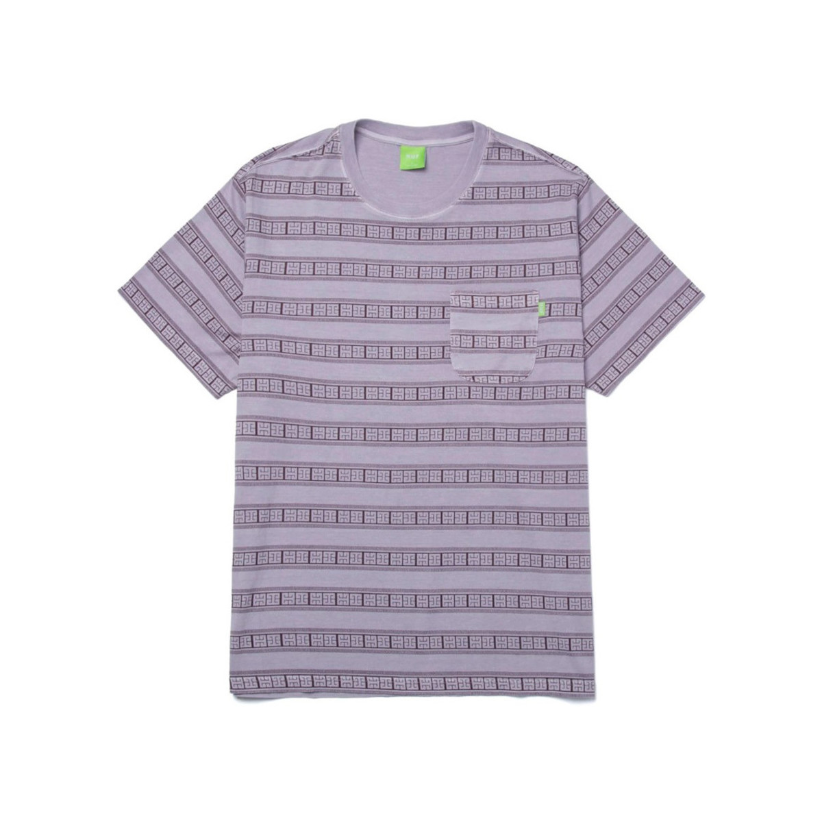 Abbigliamento T-shirt maniche corte Huf Cooper Stripe Knit Top Viola