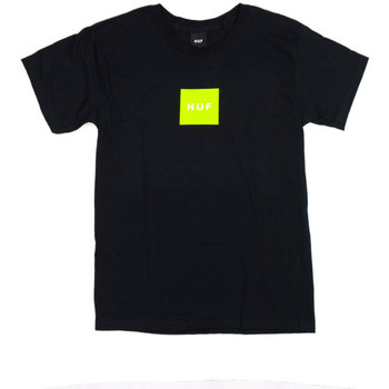 Abbigliamento T-shirt maniche corte Huf Box Logo Tee Nero
