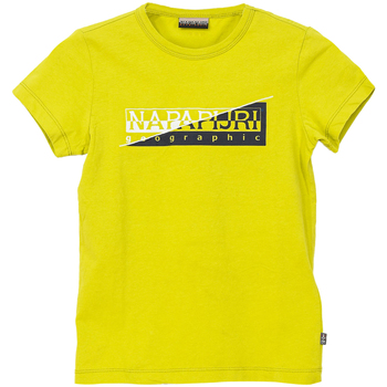 Abbigliamento Bambino T-shirt maniche corte Napapijri N0CIWI-YA2 Verde