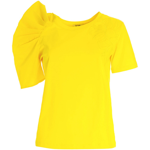 Abbigliamento Donna T-shirt & Polo Fracomina FR22ST3017J401E5 Giallo