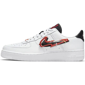 Scarpe Uomo Sneakers Nike Air Force 1 '07 PRM Bianco