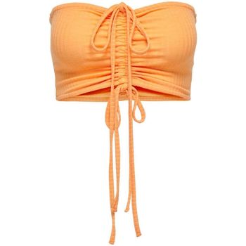 Abbigliamento Donna Top / T-shirt senza maniche Only 15271218 LENNA-PUMPKIN Arancio