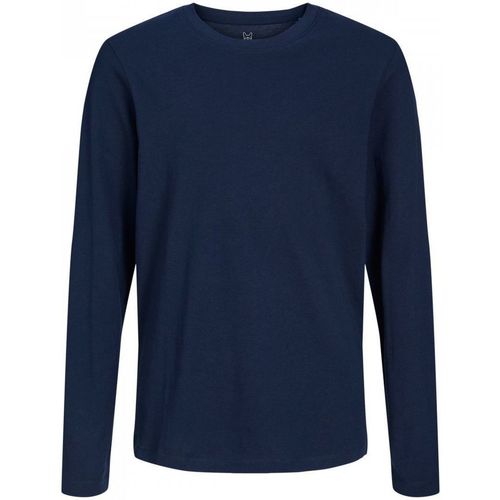 Abbigliamento Bambino T-shirt & Polo Jack & Jones 12197050 ORGANIC TEE-NAVY BLAZER Blu