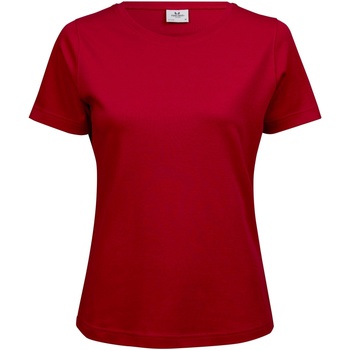 Abbigliamento Donna T-shirt maniche corte Tee Jays Interlock Rosso