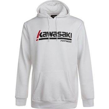Abbigliamento Uomo Felpe Kawasaki Killa Unisex Hooded Sweatshirt K202153 1002 White Bianco