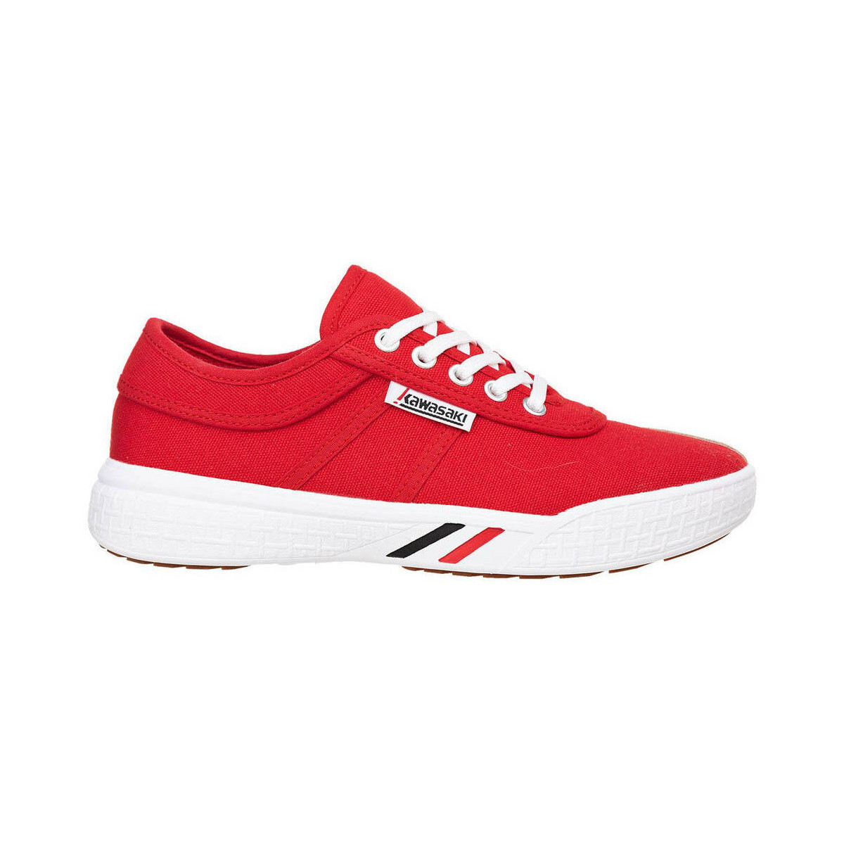Scarpe Donna Sneakers Kawasaki Leap Canvas Shoe K204413 4012 Fiery Red Rosso