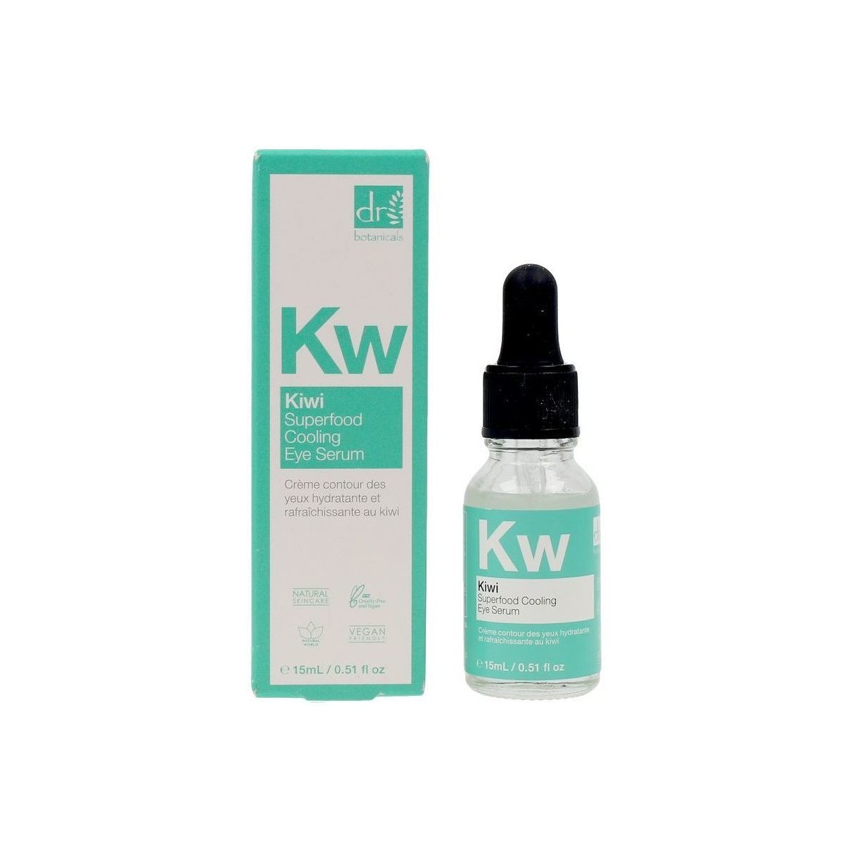 Bellezza Idratanti e nutrienti Dr. Botanicals Kiwi Cooling & Hydrating Contour Eye Cream 