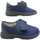 Scarpe Uomo Pantofole Shoes4Me LIP5765blu Blu