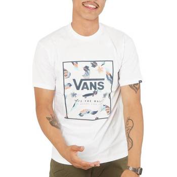 Abbigliamento Uomo Camicie maniche corte Vans CLASSIC PRINT BOX Bianco