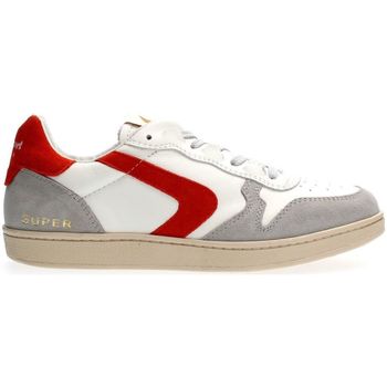 Scarpe Uomo Sneakers Valsport SUPER SUEDE - VS2087M-07 WHITE/GREY/RED Bianco