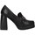 Scarpe Donna Mocassini Exé Shoes Exe' W2083-R3136 Mocassino Donna NERO Nero