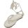 Scarpe Donna Sandali Malu Shoes Sandali bassi donna bianco infradito con corda intrecciato suol Bianco