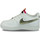 Scarpe Donna Sneakers basse Nike Air Force 1 LV8 Double Swoosh Silver Gold Blanc Bianco