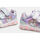 Scarpe Donna Sneakers Bubblegummers Sneaker da bambina con strappi e luci Argento