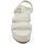 Scarpe Donna Sandali Malu Shoes Sandali donna donna platform zeppa bianco con doppia fascia imb Bianco
