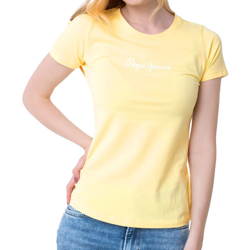 Abbigliamento Donna T-shirt & Polo Pepe jeans PL505202 Giallo