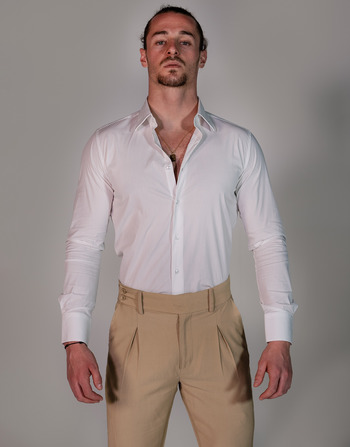 Abbigliamento Uomo Camicie maniche lunghe THEAD. ADRIAN SHIRT Bianco