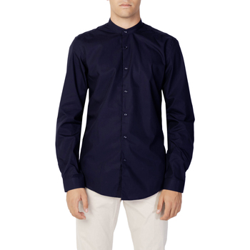 Abbigliamento Uomo Camicie maniche lunghe Antony Morato MMSL00692-FA400078 Blu