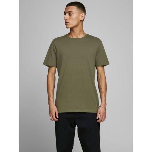 Abbigliamento Uomo T-shirt & Polo Jack & Jones 12156101-BASIC TEE-OLIVE NIGHT Verde