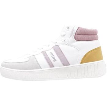 Scarpe Donna Sneakers alte MTNG 60282 Bianco