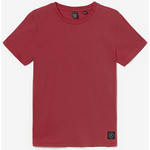 Abbigliamento Uomo T-shirt & Polo Le Temps des Cerises T-shirt BROWN Rosso