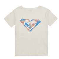 Abbigliamento Bambina T-shirt maniche corte Roxy DAY AND NIGHT A Bianco