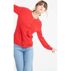 Abbigliamento Donna Gilet / Cardigan Studio Cashmere8 LILLY 4 Rosso