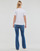 Abbigliamento Donna T-shirt maniche corte Diesel T-REG-G7 Bianco / Blu